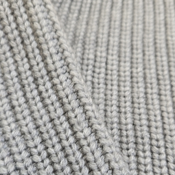 Anthropologie Maeve Gray Ribbed Cardigan Boho Minimalist Cool Girl S - Picture 5 of 12